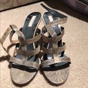 Snakeskin heels